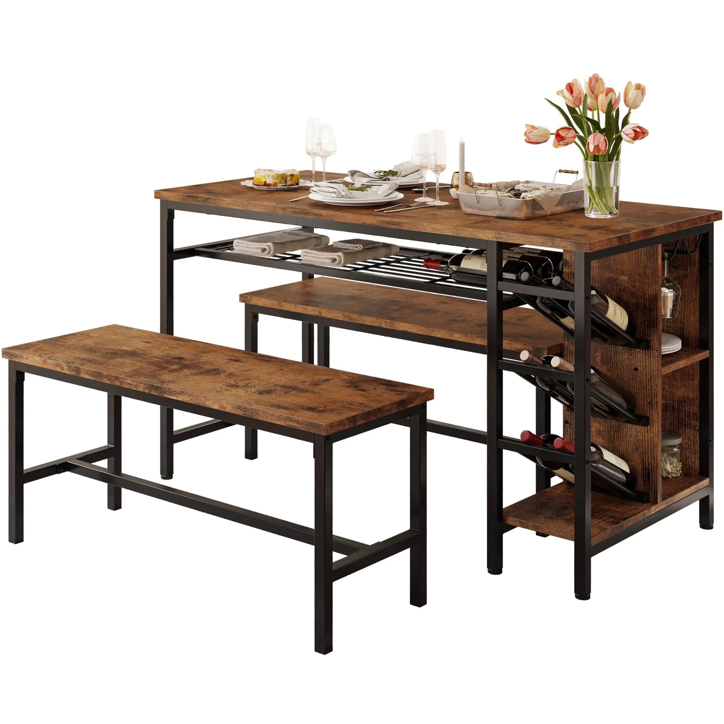 3-Piece Dining Table Set