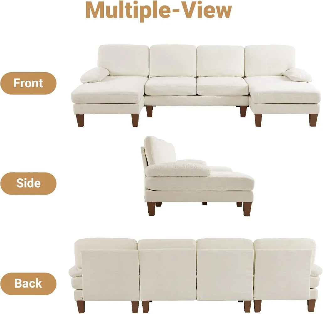 110"Sectional Couches for Living Room