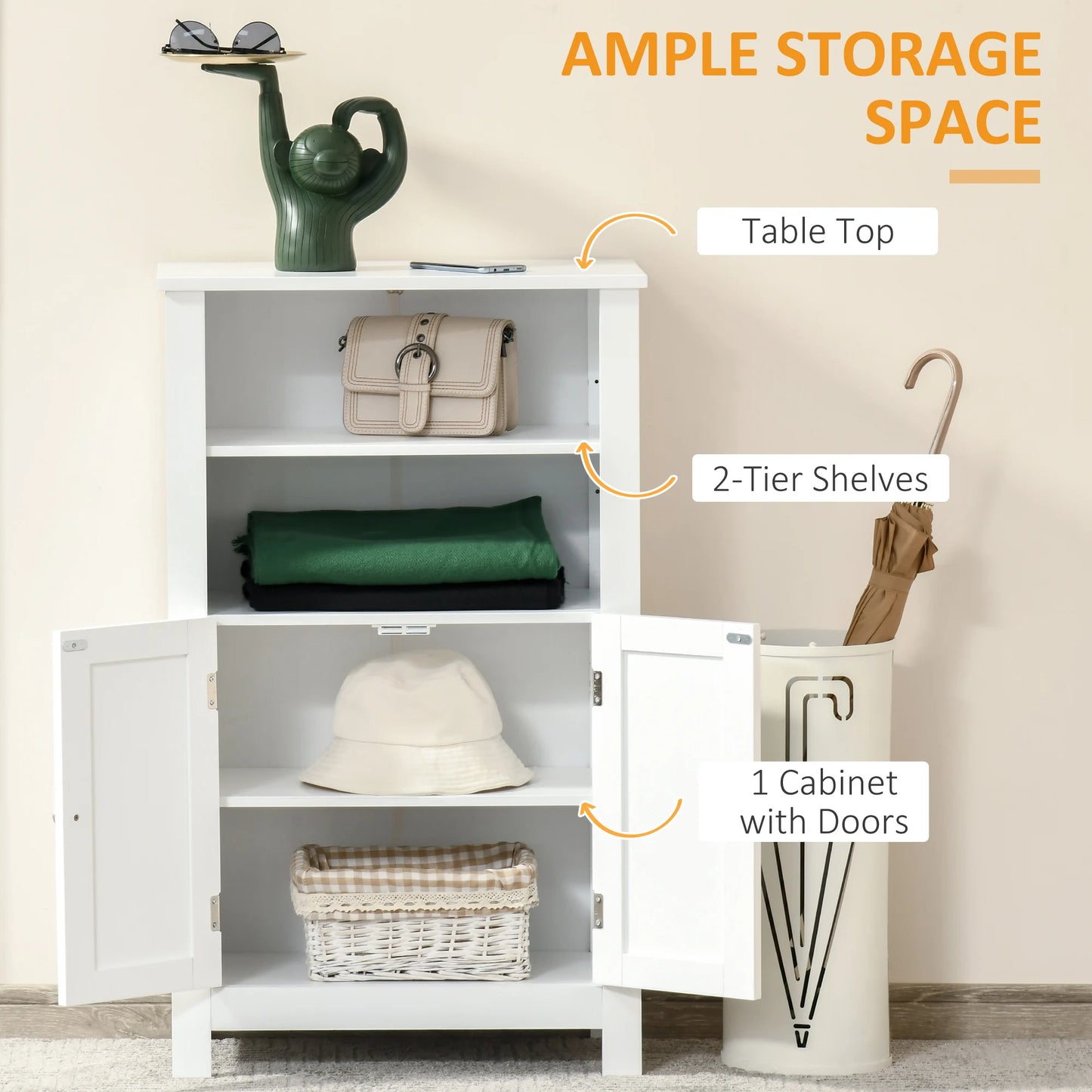 Bathroom Linen Storage Cabinet