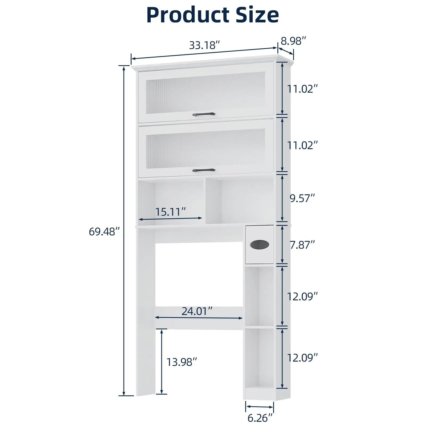 Over the Toilet Storage Cabinet