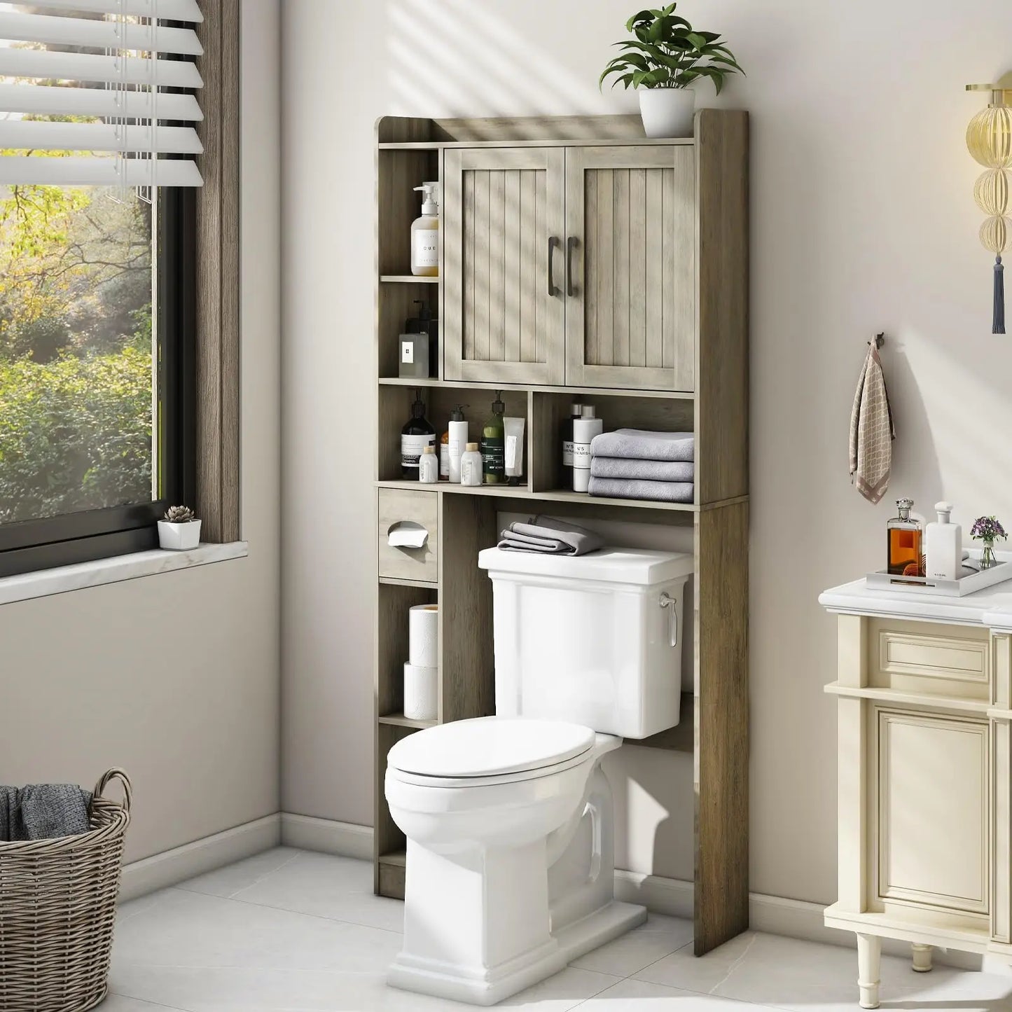 Bathroom Organizer Storage Cabinet
