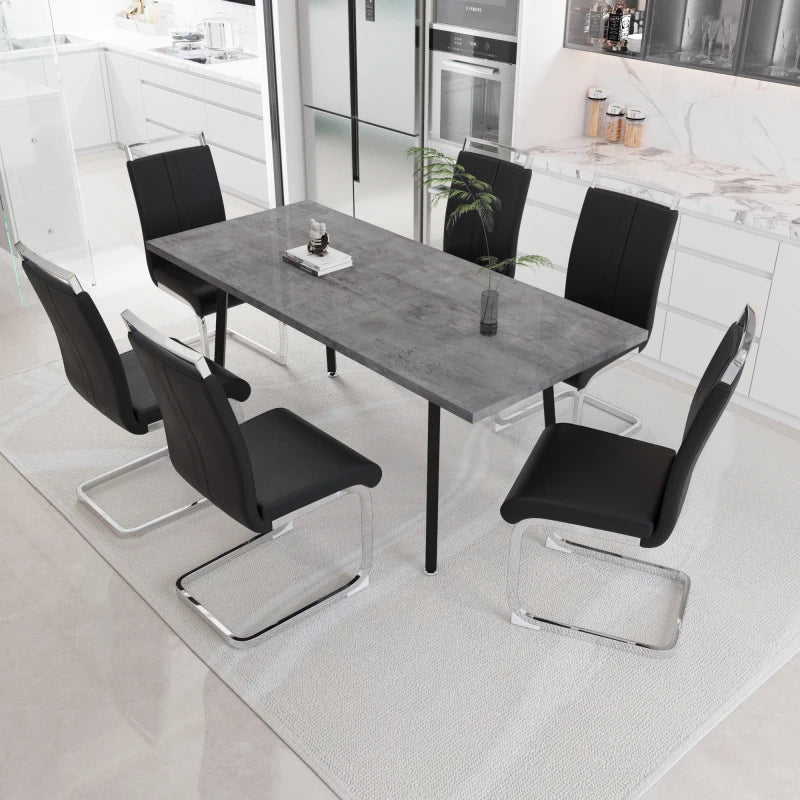 Expandable Square Dining Table Set