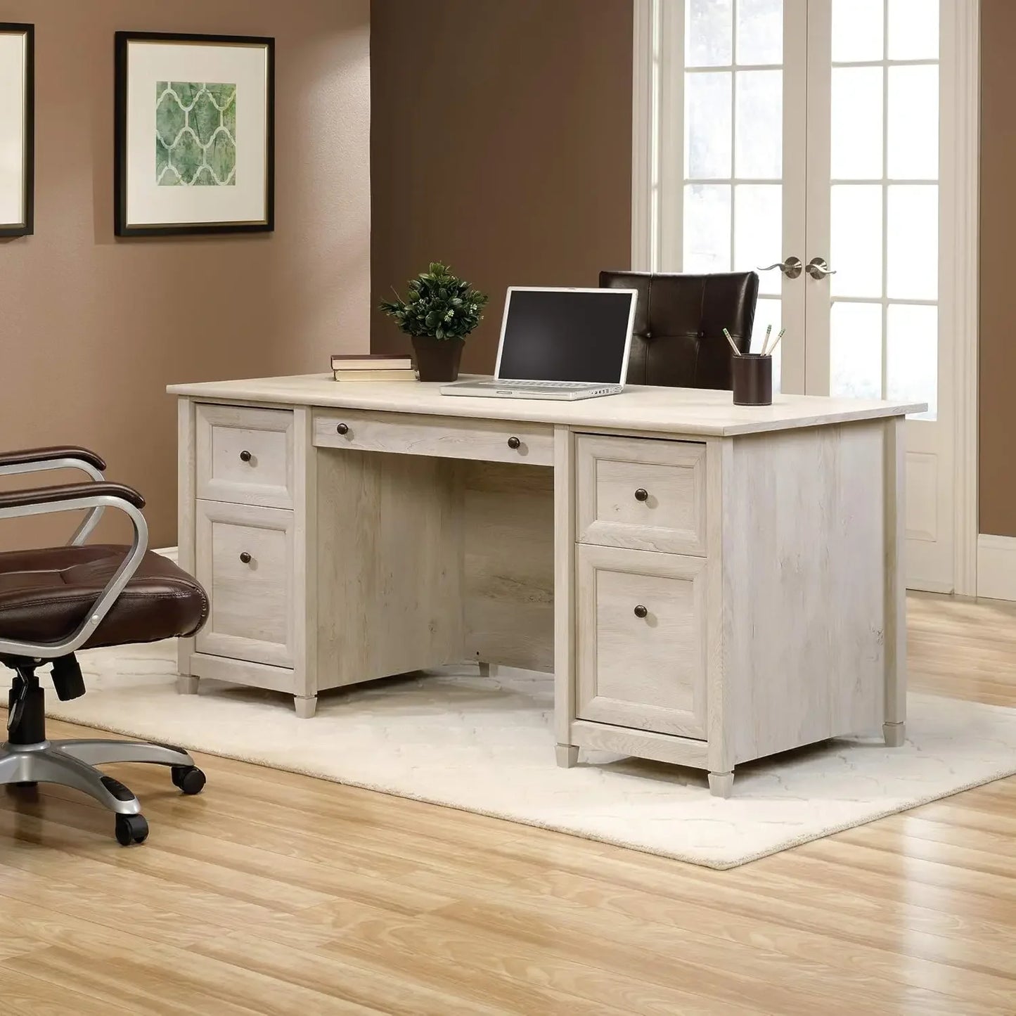 Executive Desk File Drawer Storage