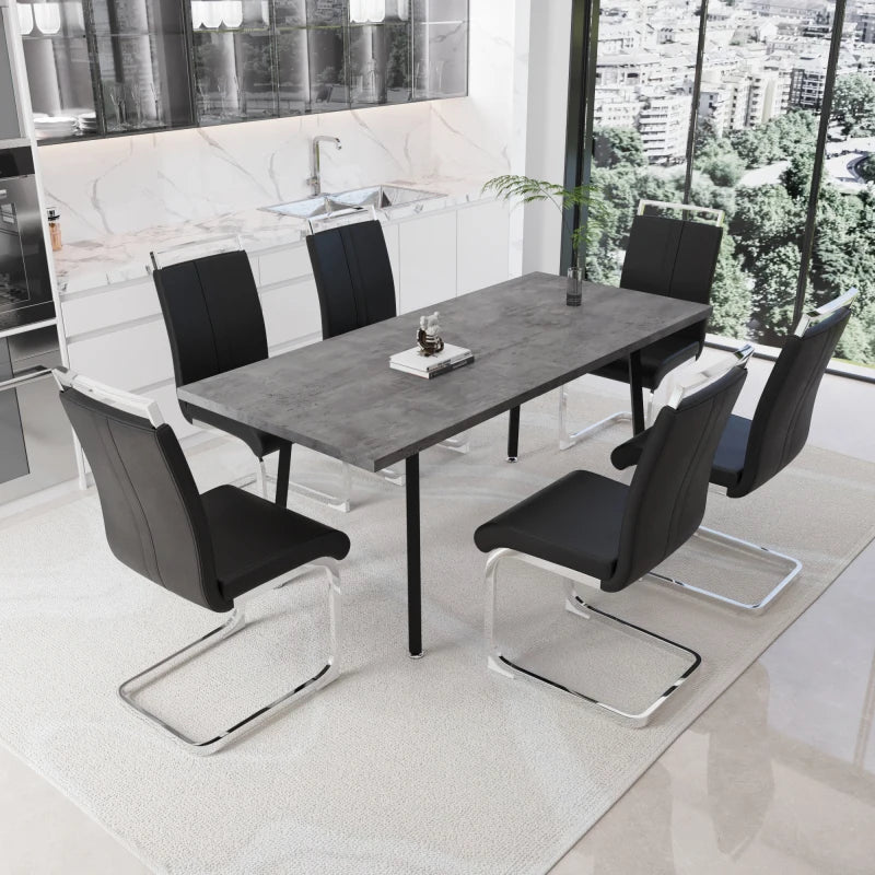 Expandable Square Dining Table Set