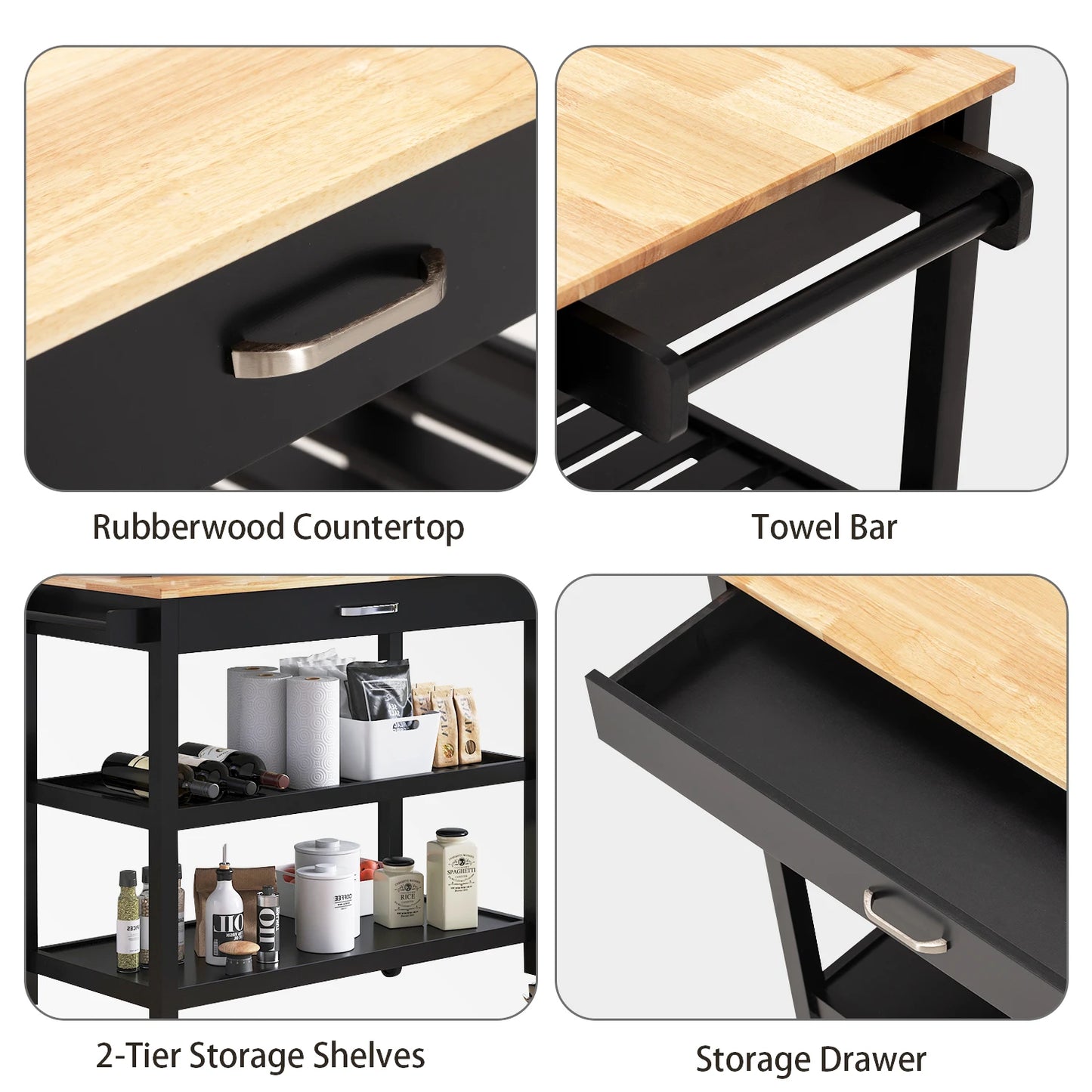 Kitchen Shelf on Wheels