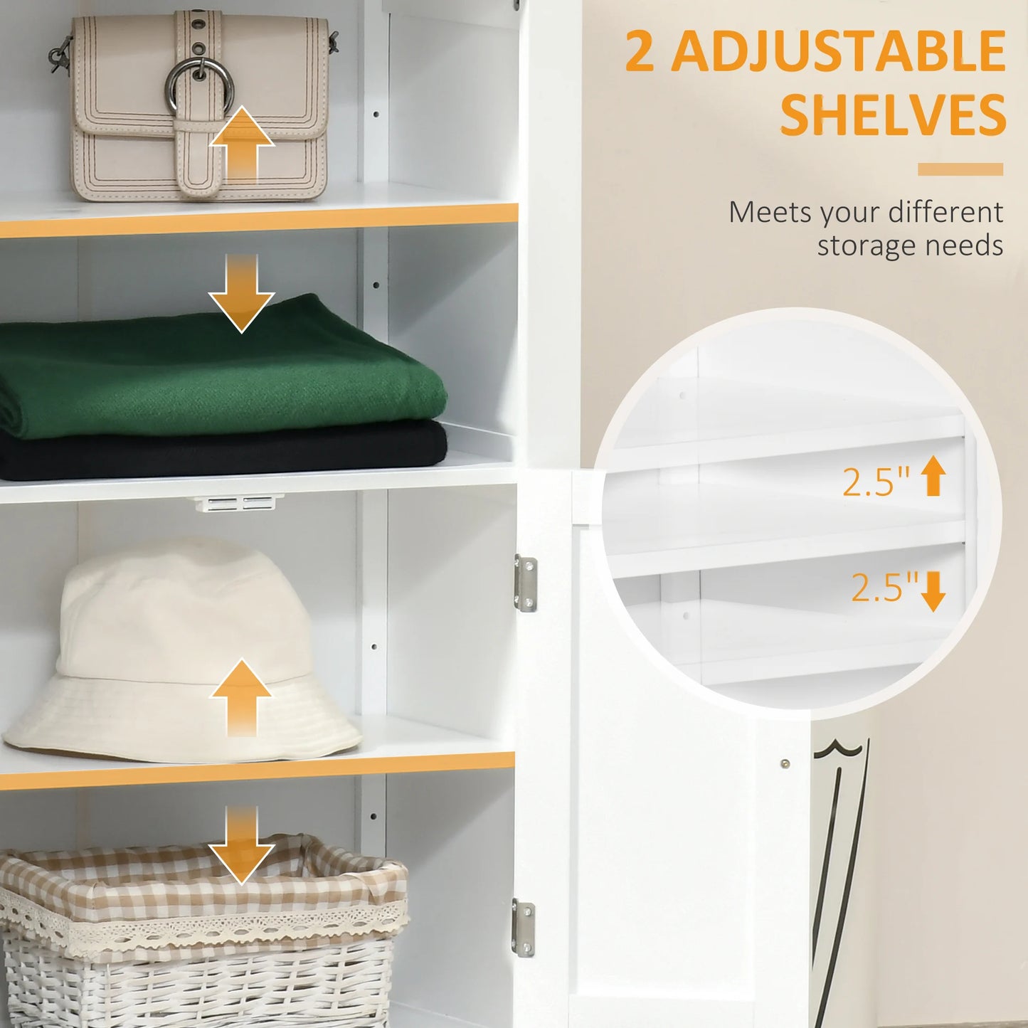 Bathroom Linen Storage Cabinet