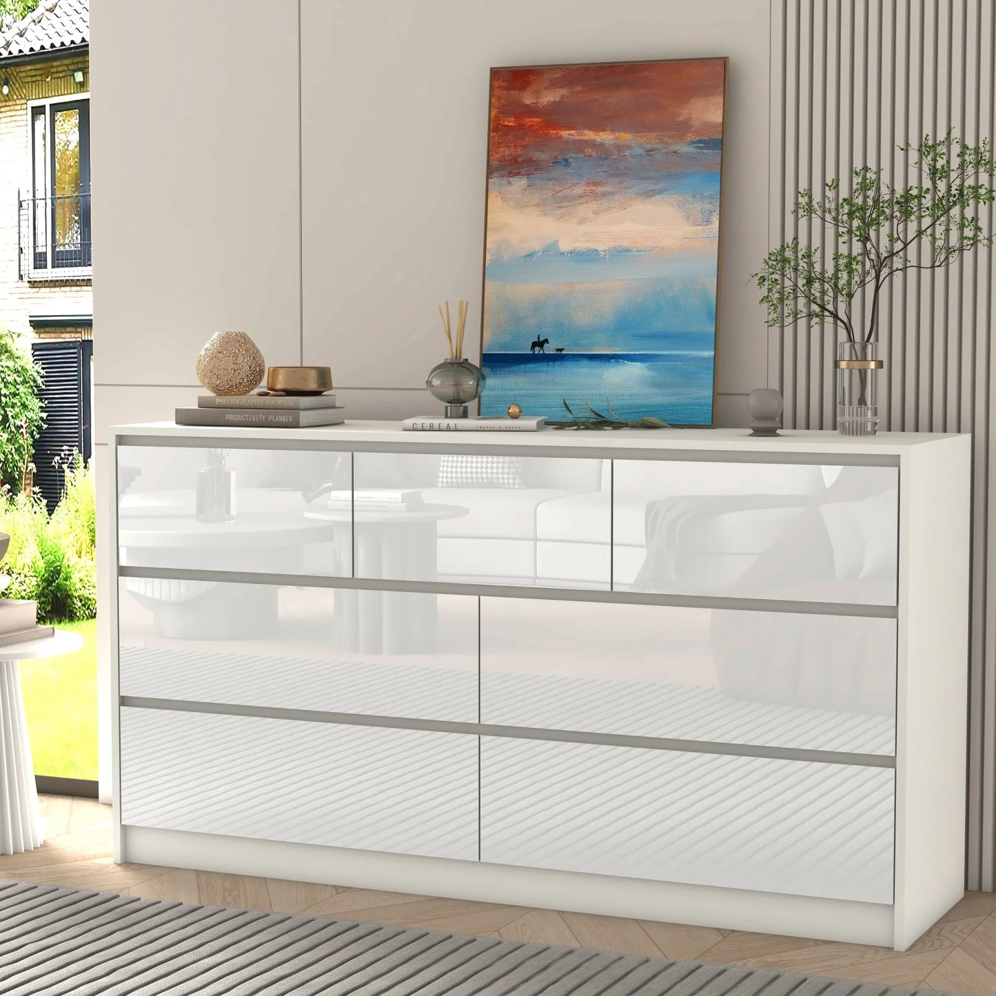 7 Drawer Dresser for Bedroom