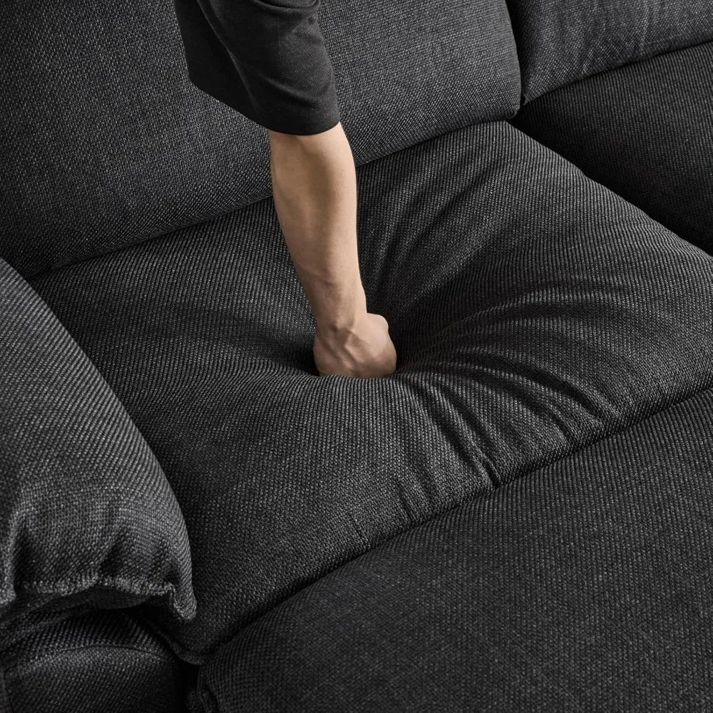 Modular Deep Seat Sofa Couch with Ottoman