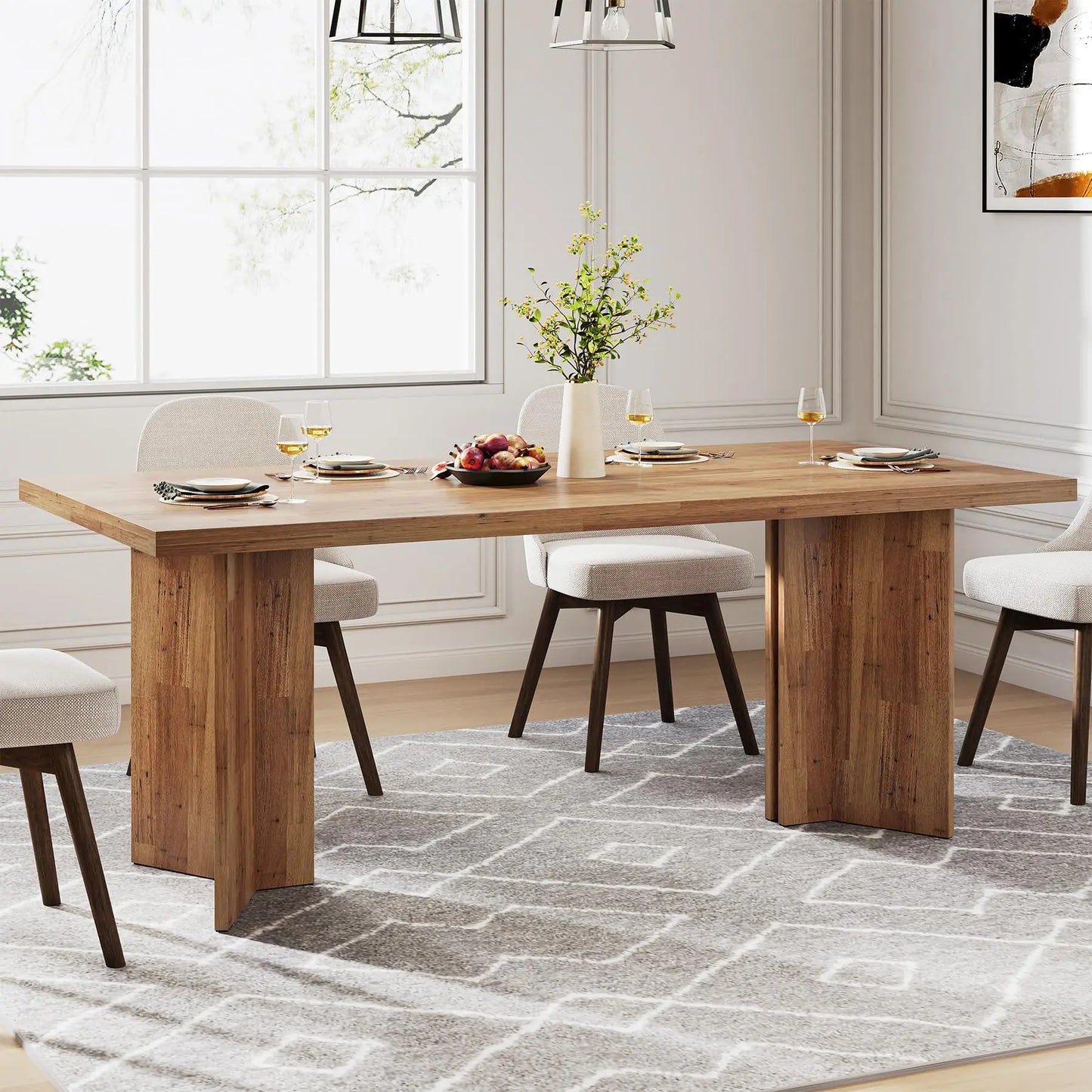 63-inch Dining Table for 4-6