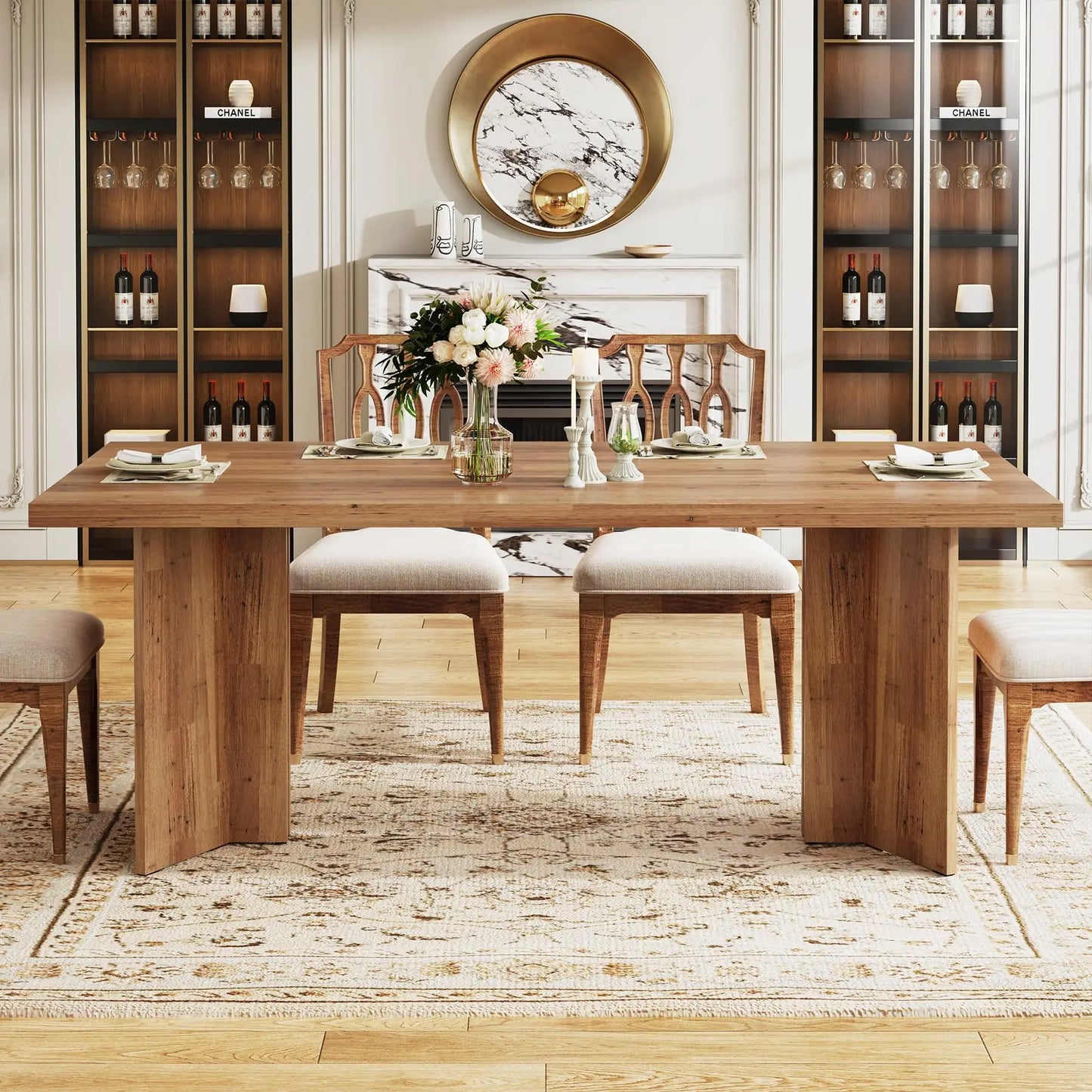 63-inch Dining Table for 4-6