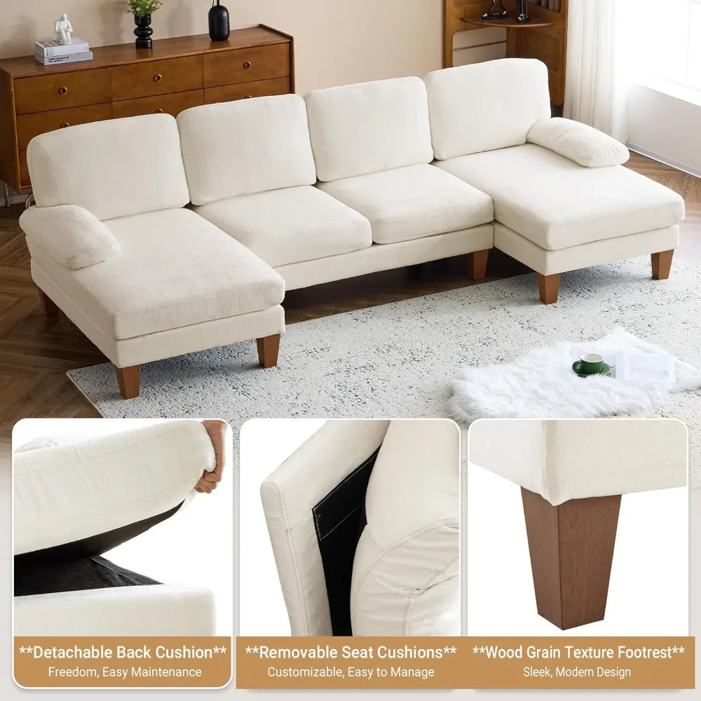 110"Sectional Couches for Living Room