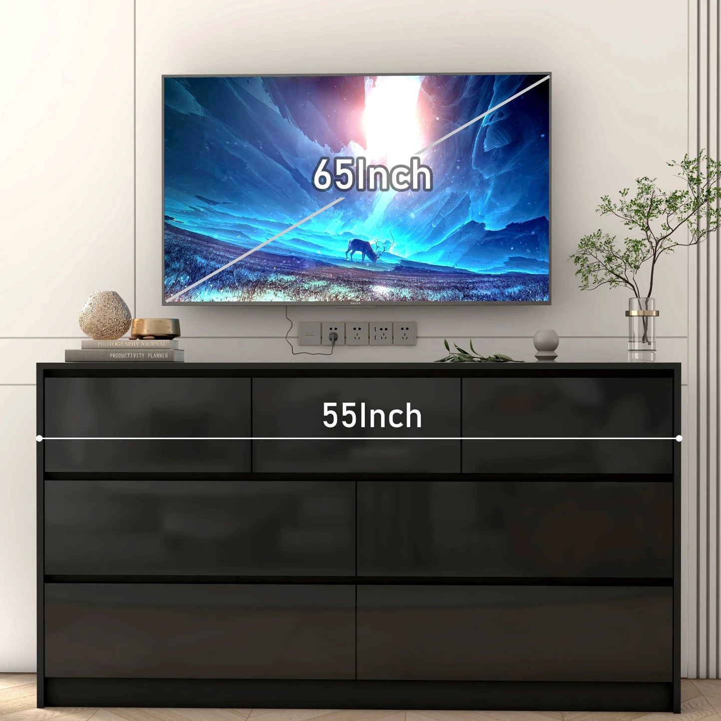 7 Drawer Dresser for Bedroom