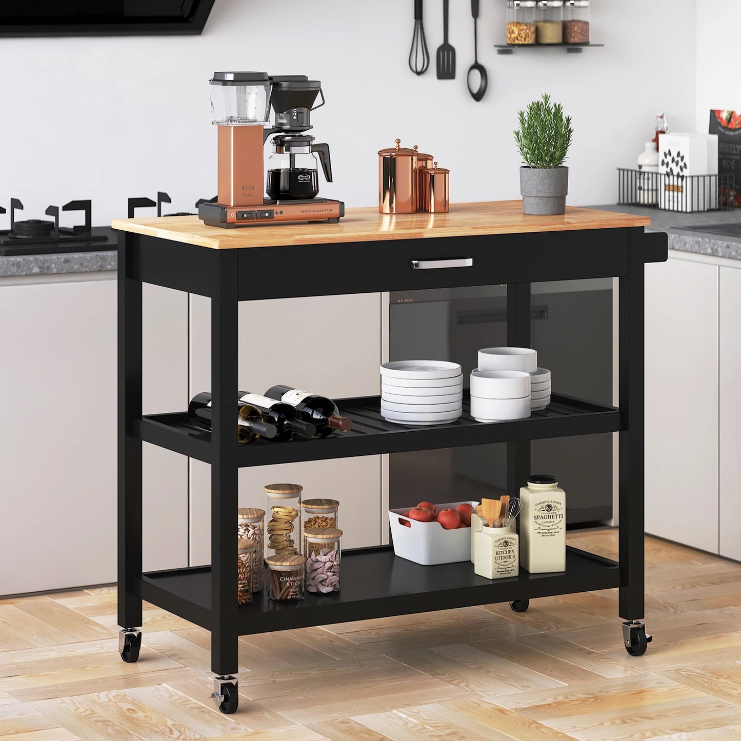Kitchen Shelf on Wheels