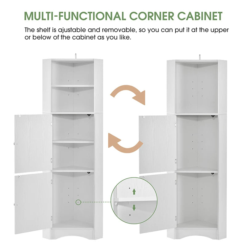 Tall Corner Cabinet