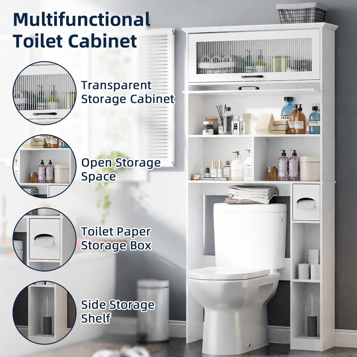 Over the Toilet Storage Cabinet