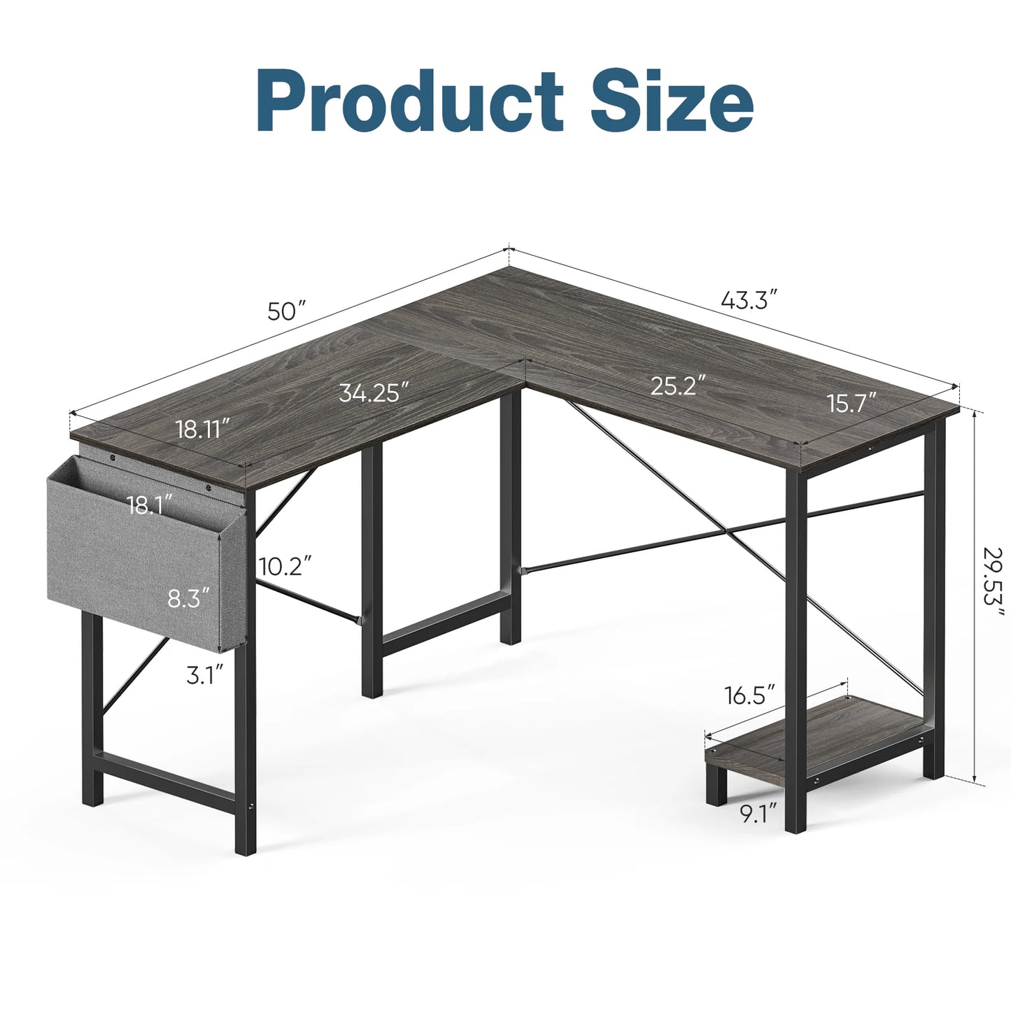 Gaming Corner 50 Inch Table