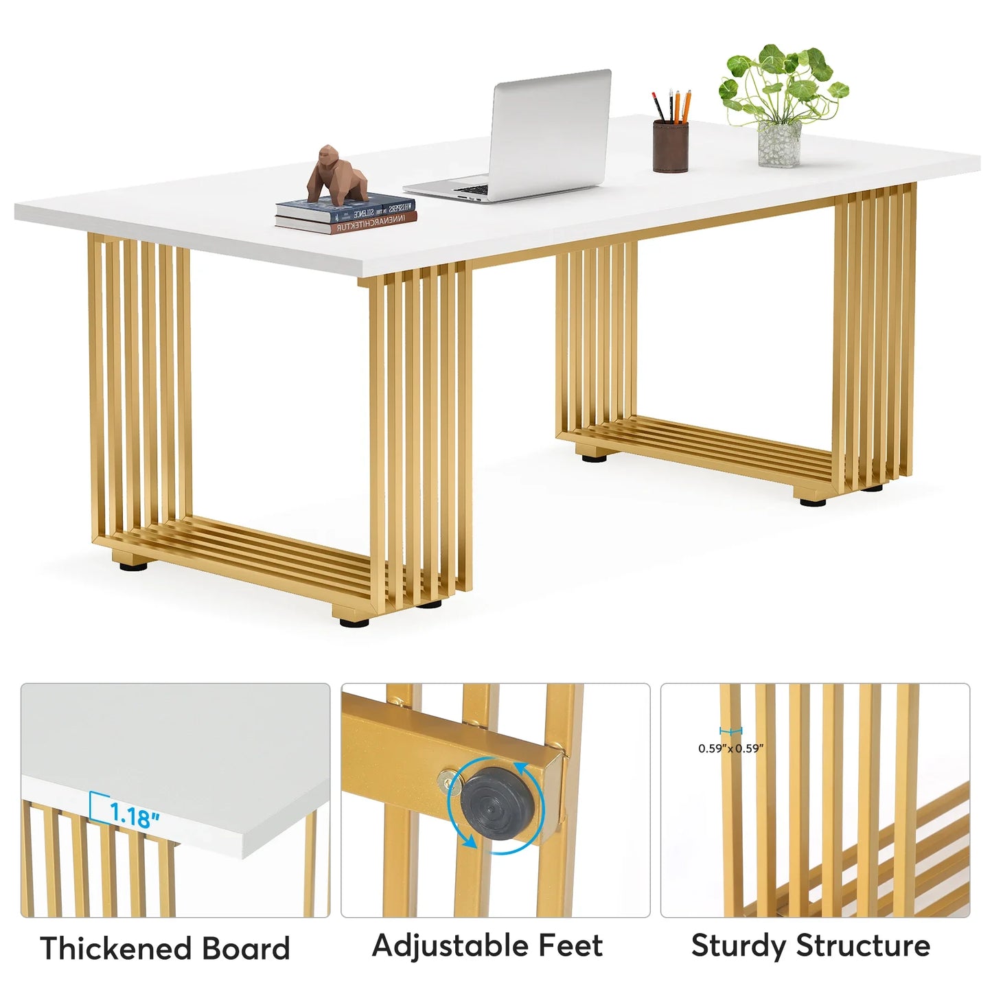 70.9" Modern Office Desk
