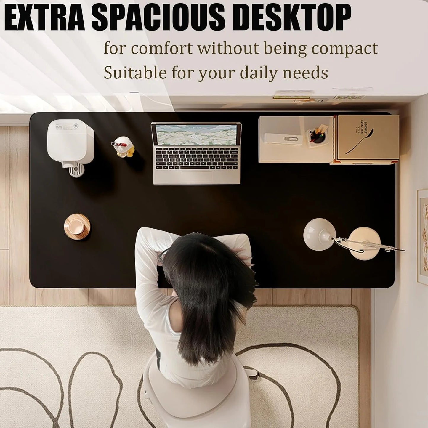 Computer Desk Modern Simple Style Desk for Home Office