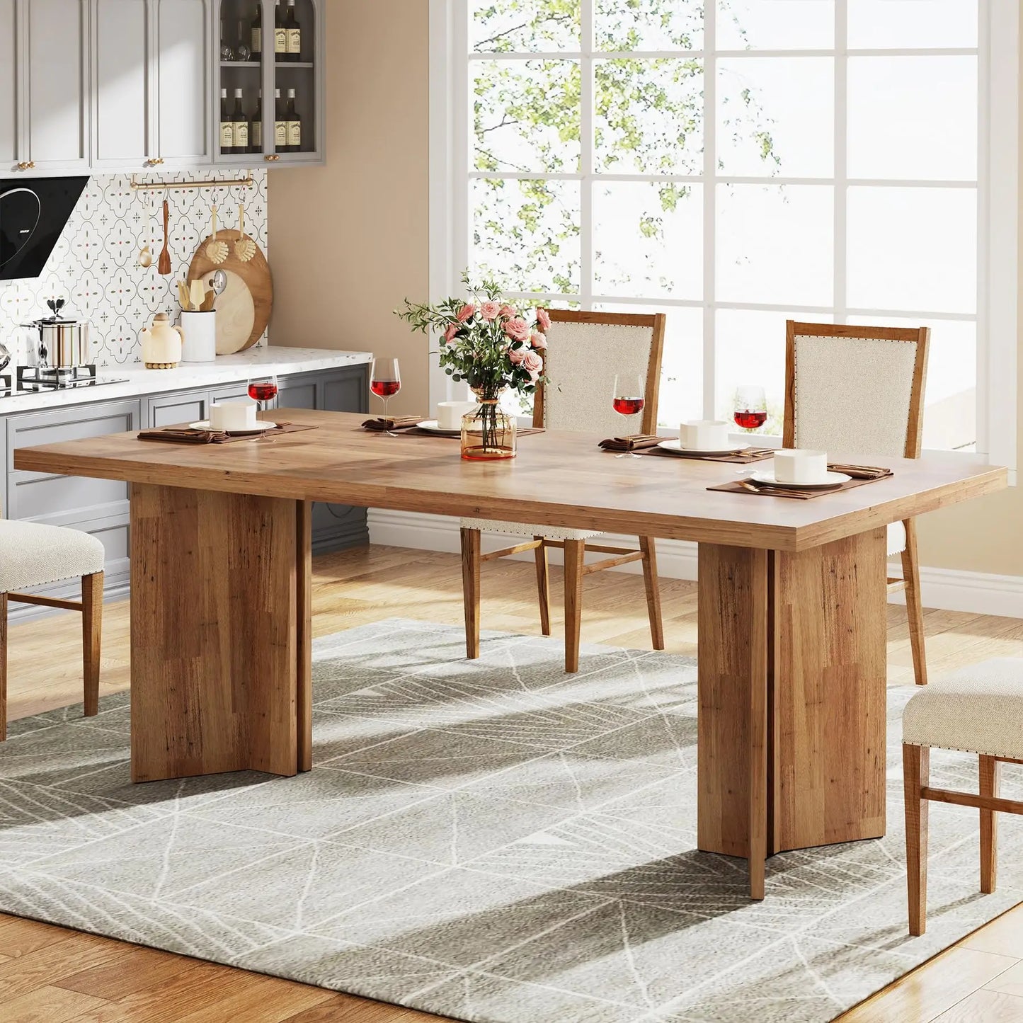 63-inch Dining Table for 4-6