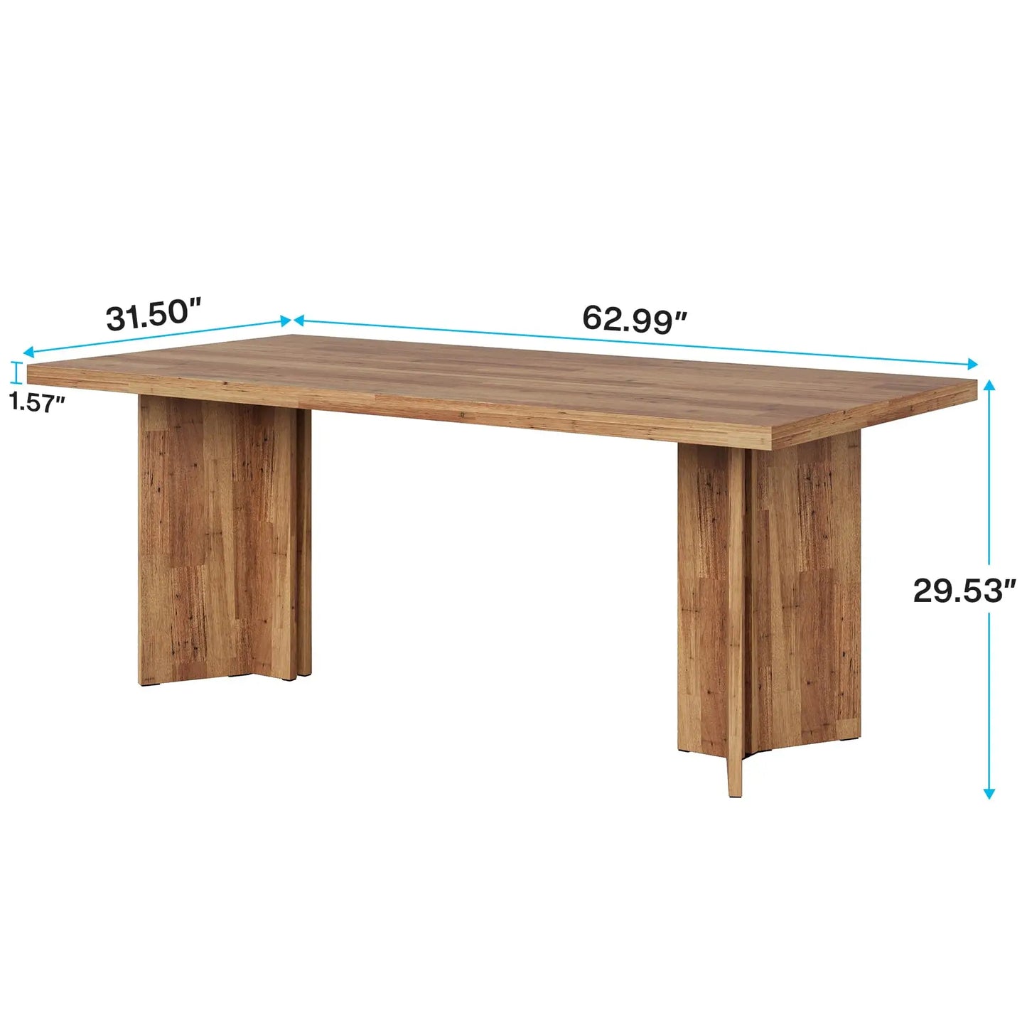 63-inch Dining Table for 4-6
