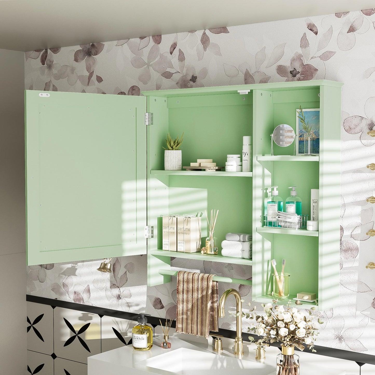 Wall Mounted Bathroom Storage Cabinet