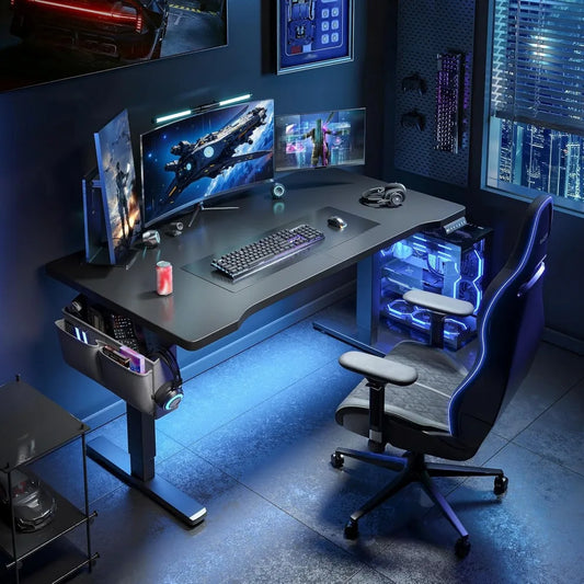 Electric Standing Desk with LED