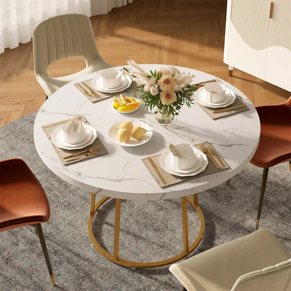 Round Dining Table 47.24 Inch